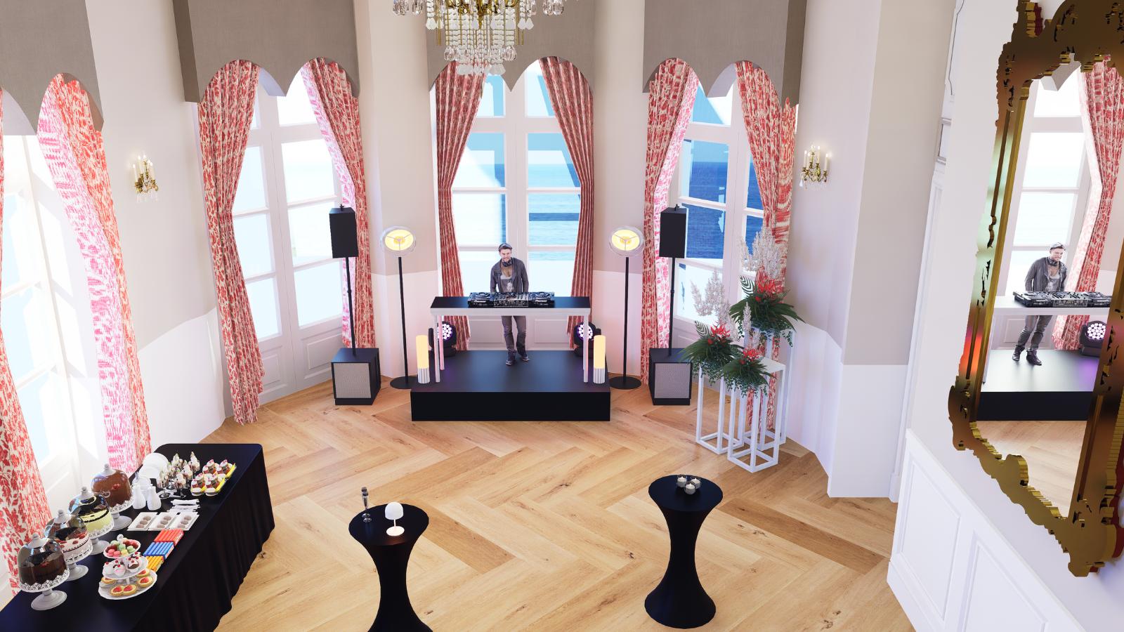 modélisation 3D set DJ Palais du Pharo-2